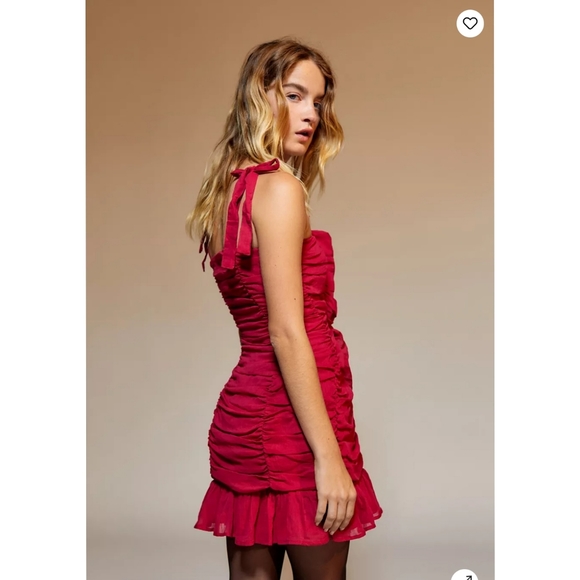 Urban Outfitters Dresses & Skirts - Urban Outfitters MINKPINK Little Darling Ruched Mini Dress size M